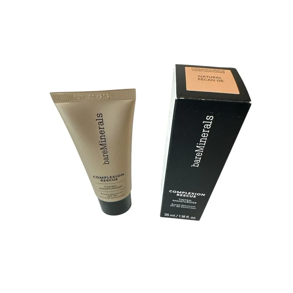 BareMinerals Complexion Tinted Moisturizer SPF 30 Sunscreen Natural Pecan 05 New